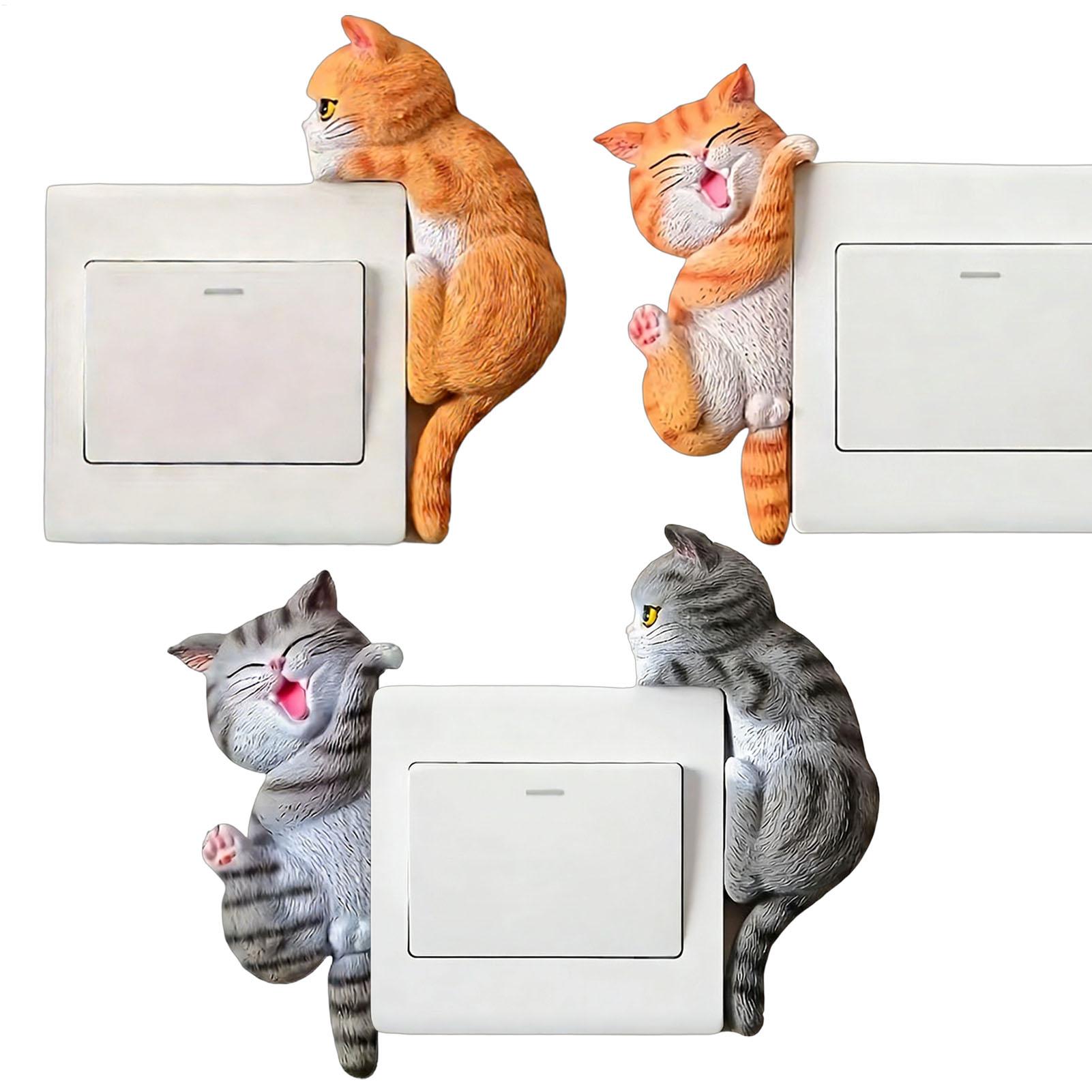 Baby Nursery Wall Lights - ملصق زر الإضاءة، قطعتان من ملصقات