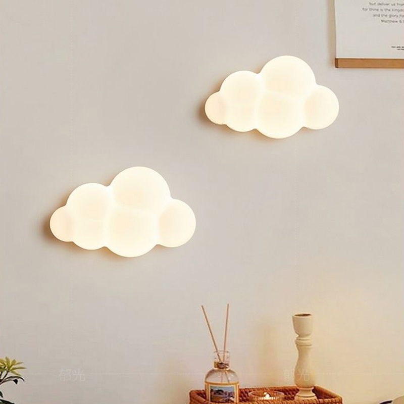 Baby Nursery Wall Lights - سحابة بيضاء مصابيح الحائط لغرفة الأطفال