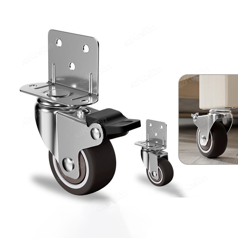 Baby Nursery Trolley - 4 قطعة عجلات الأثاث على شكل