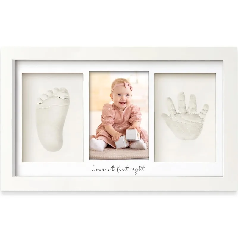 Baby Nursery Frames - طقم طين بصمة اليد للأطفال إطار