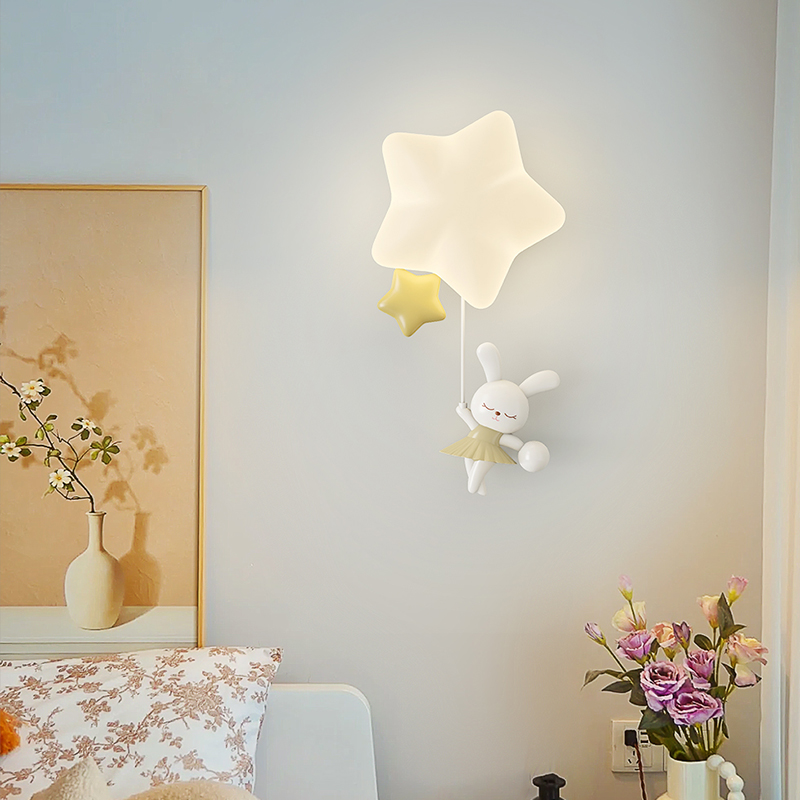 Baby Nursery Wall Lights - مصباح جداري نجمي رومانسي لغرفة نوم