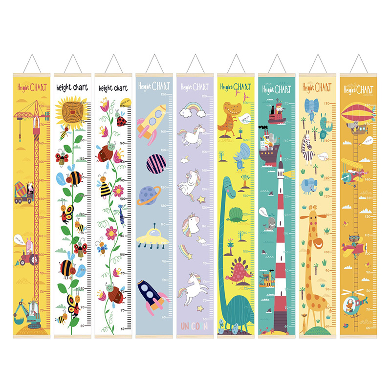 Baby Nursery Frames - الفتيان الفتيات النمو الرسم البياني إطار