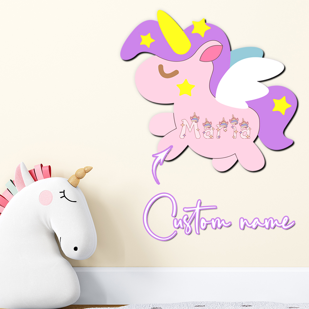 لافتة اسم خشبية مخصصة على شكل  - مراجعة Baby Nursery Decor Girl وسعره