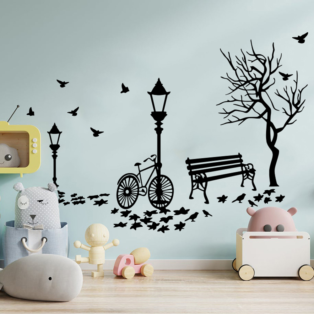 الحديثة الخريف المشهد دراجة شج - مراجعة Baby Nursery Wall Lights وسعره