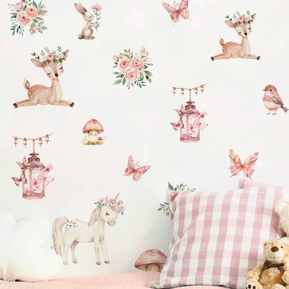 ملصقات حائط على شكل منزل غزال  - مراجعة Baby Girl Nursery Quotes وسعره