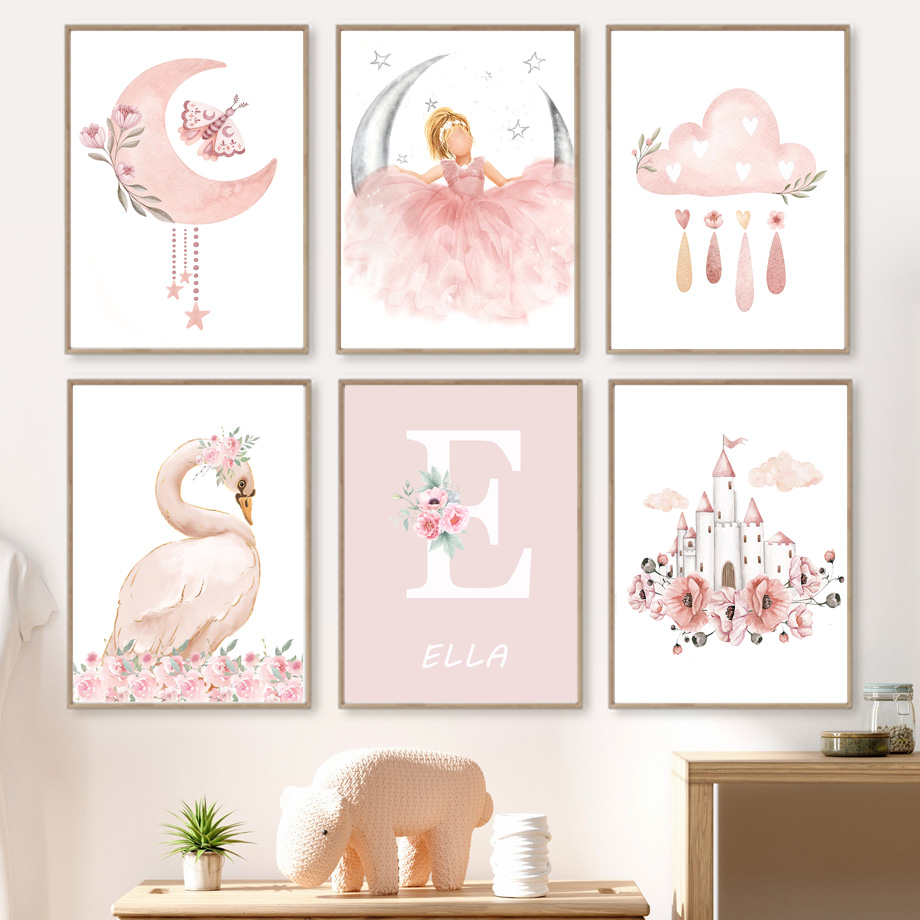الوردي الملاك فتاة الشمس القمر - مراجعة Baby Nursery Decor Girl وسعره