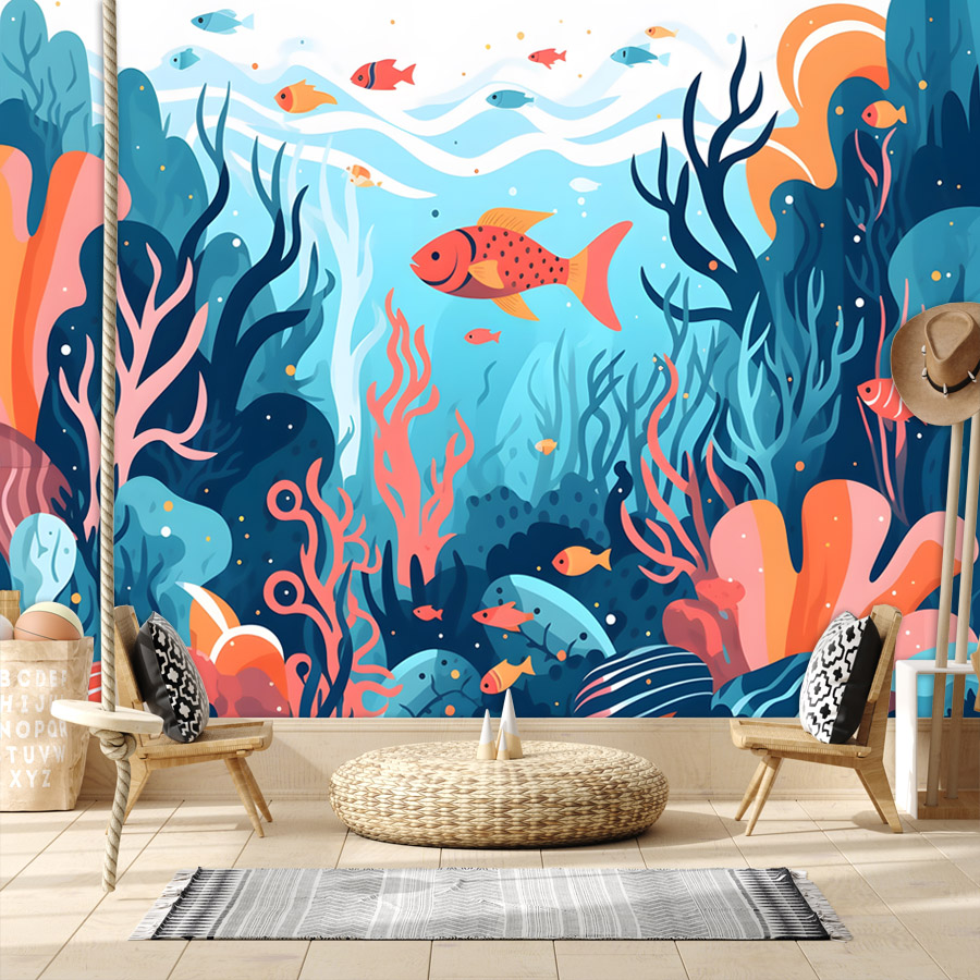 ورق جدران كرتوني لاصق 6+ قطع ل - مراجعة Baby Nursery Peel And Stick Wallpaper وسعره