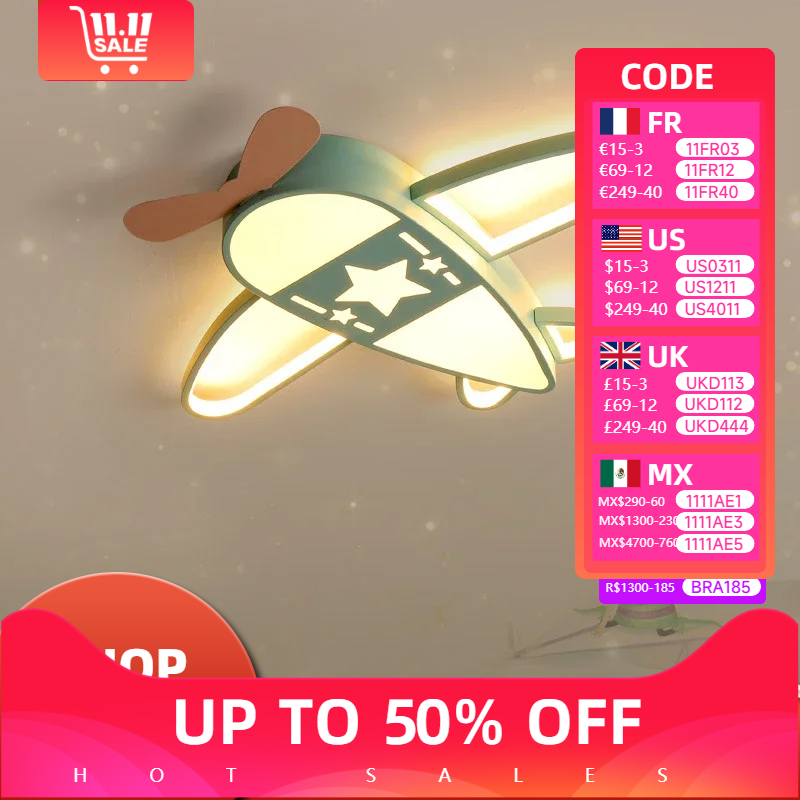 مصابيح LED حديثة للطائرة للأطف - مراجعة Baby Nursery Light Fixture وسعره