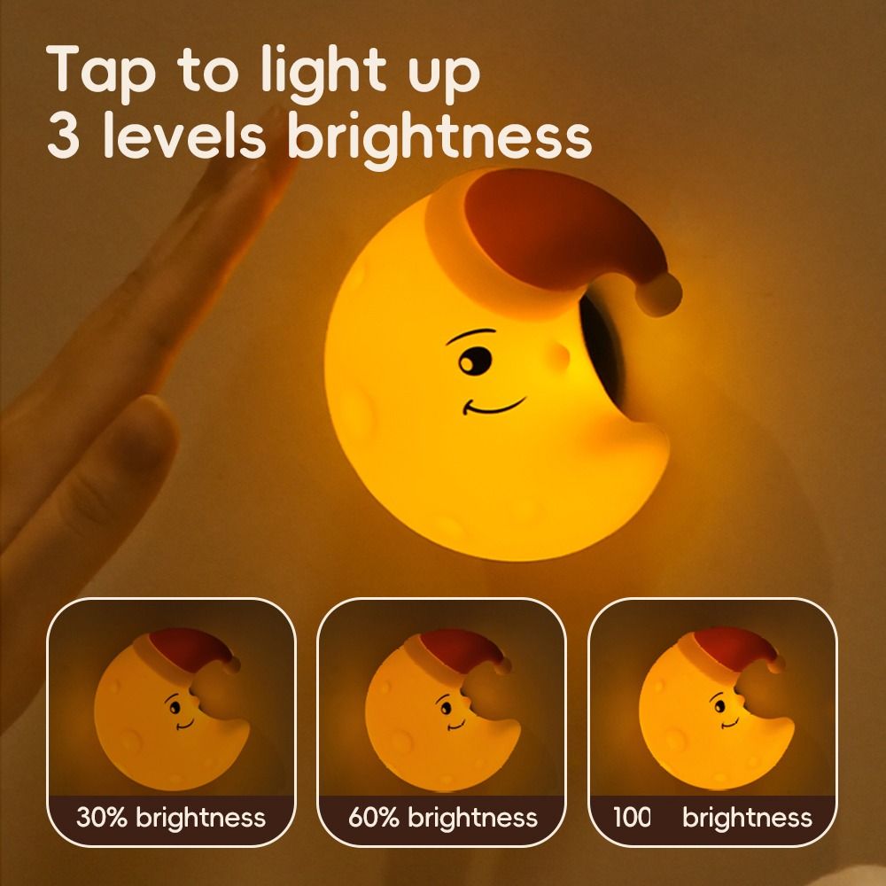 مصباح ليلي لطيف من السيليكون ق - مراجعة Baby Nursery Wall Lights وسعره