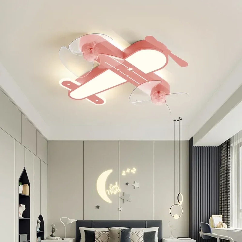 مصابيح سقف حديثة بتصميم طائرة  - مراجعة Baby Nursery Light Fixture وسعره