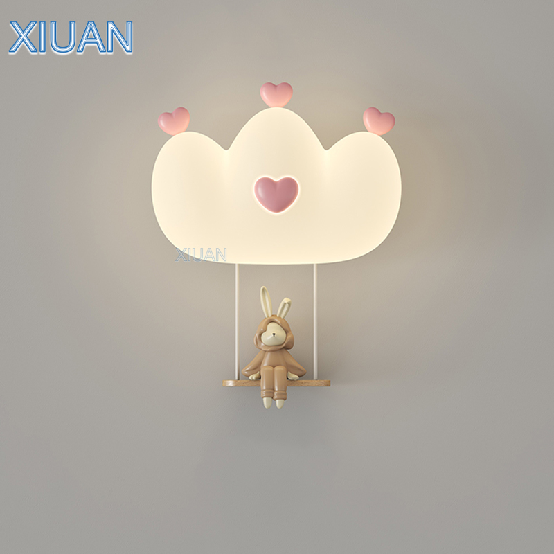 مصابيح حائط بتاج وردي رومانسي  - مراجعة Baby Nursery Wall Lights وسعره