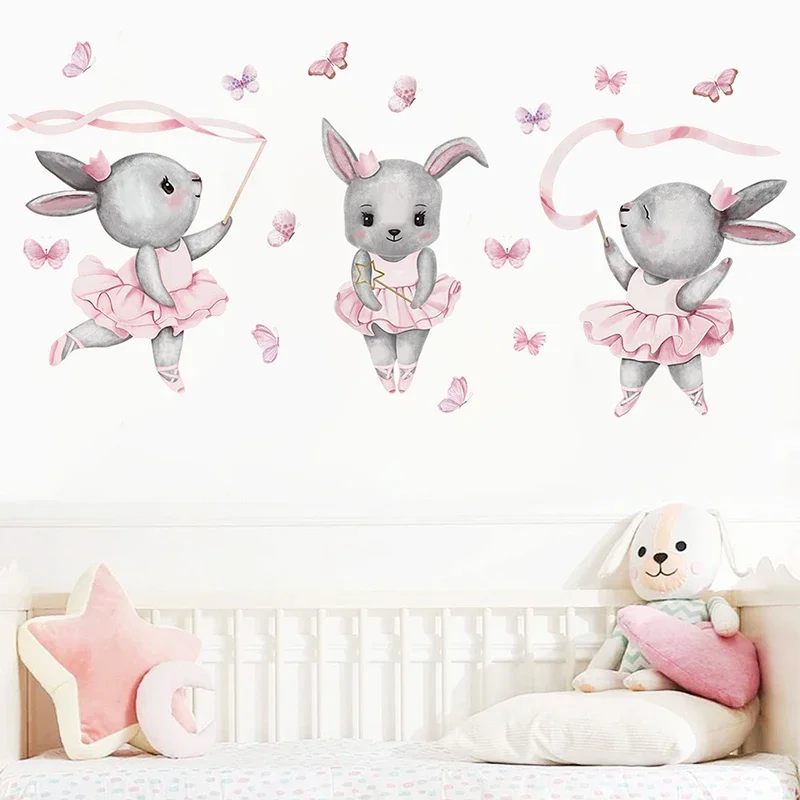 رسمت باليد الباليه الأرنب أرنب - مراجعة Baby Girl Nursery Quotes وسعره