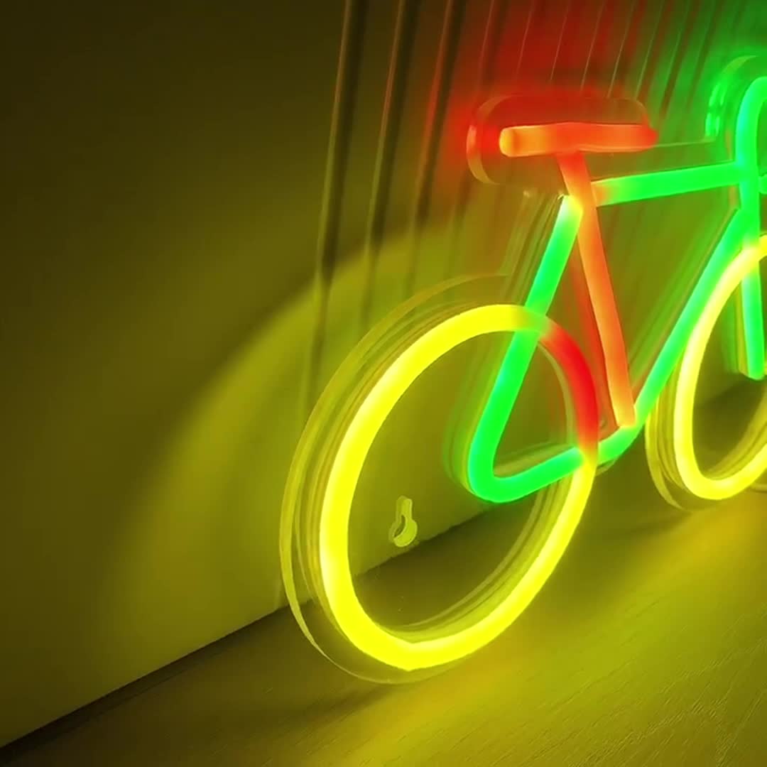 لافتة نيون ليد للدراجة ، ديكور - مراجعة Baby Nursery Wall Lights وسعره