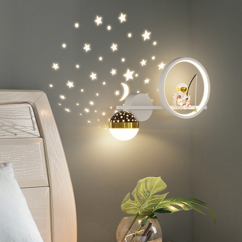 ديكور المنزل ستار العارض الجدا - مراجعة Baby Nursery Wall Lights وسعره