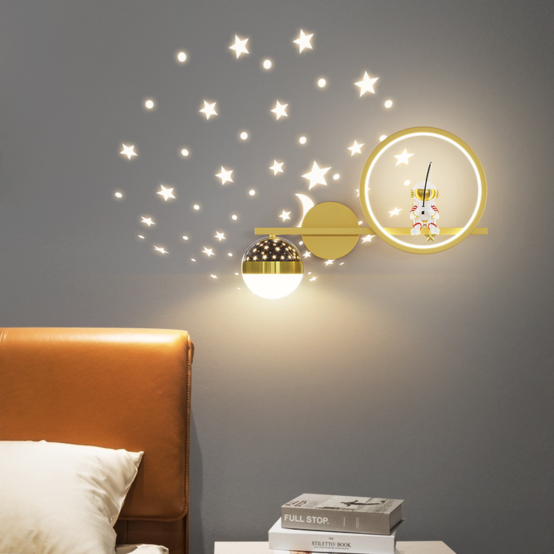 ديكور المنزل ستار العارض الجدا - مراجعة Baby Nursery Wall Lights وسعره