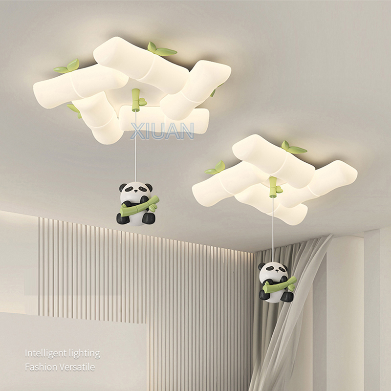 جديد الصينية الباندا مصابيح ال - مراجعة Baby Nursery Light Fixture وسعره