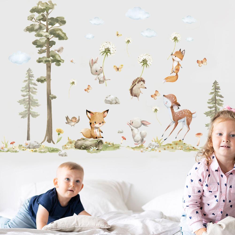 ملصقات حائط لطيفة على شكل حيوا - مراجعة Baby Girl Nursery Quotes وسعره