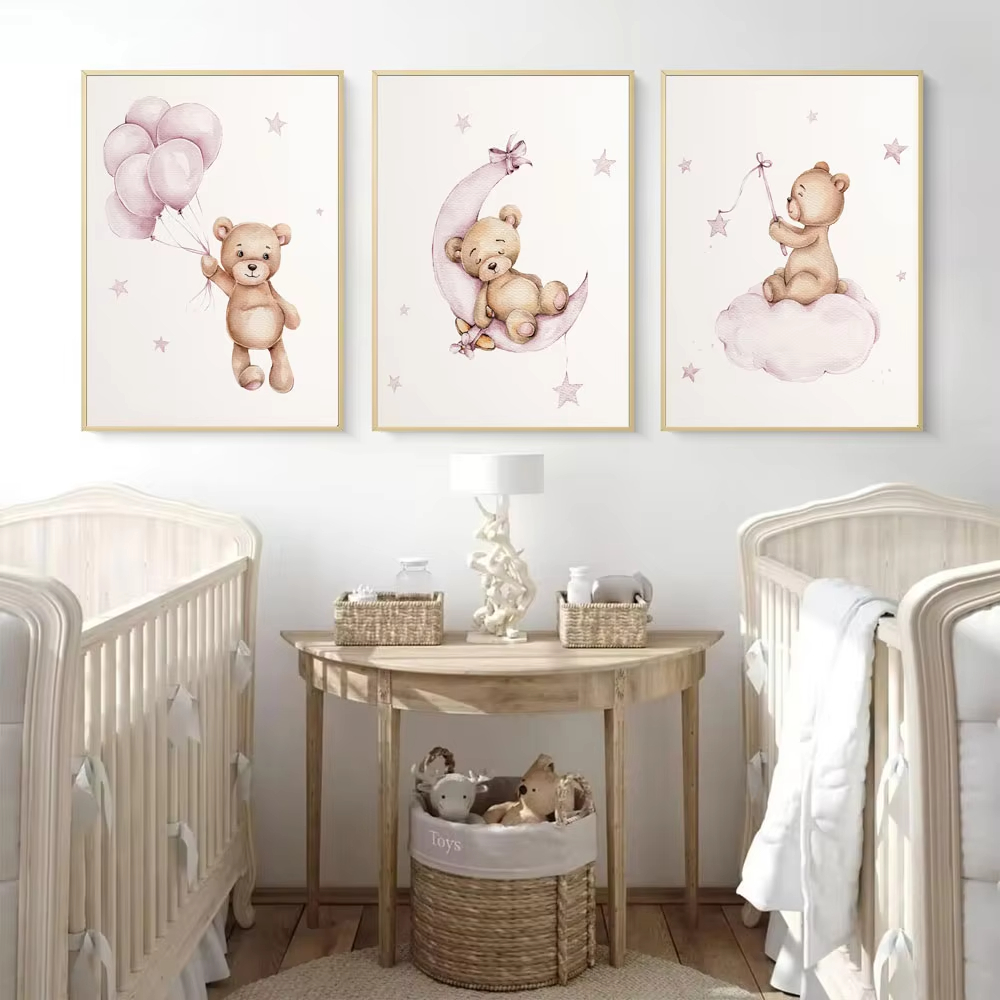 ديكور جداري لغرفة الأطفال بتصم - مراجعة Baby Nursery Decor Girl وسعره