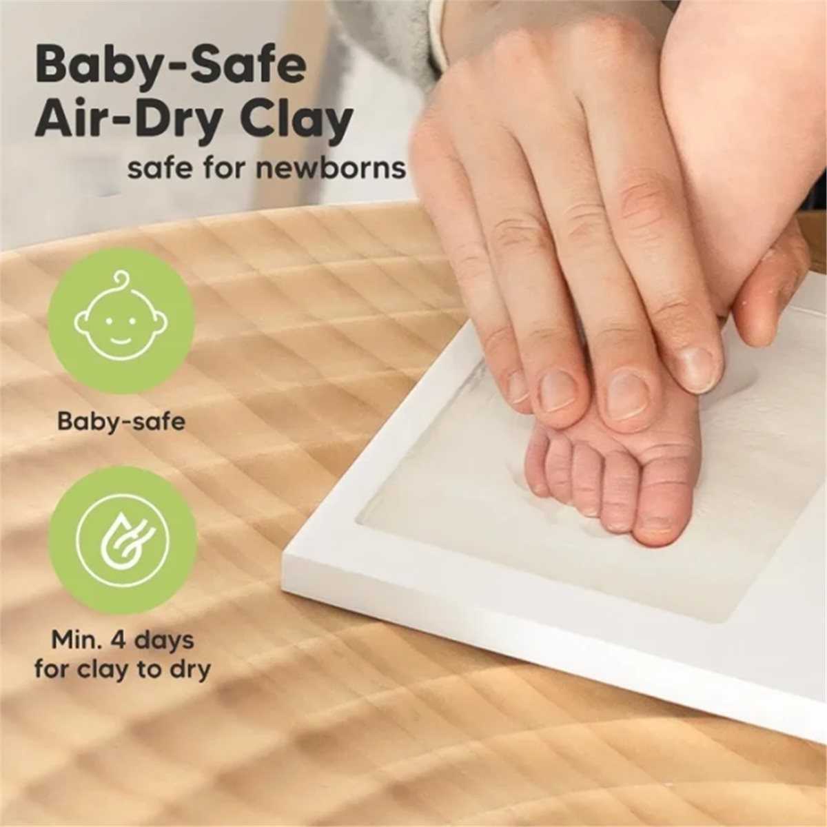 طقم Y69A لحفظ بصمات اليد والقد - مراجعة Baby Nursery Frames وسعره