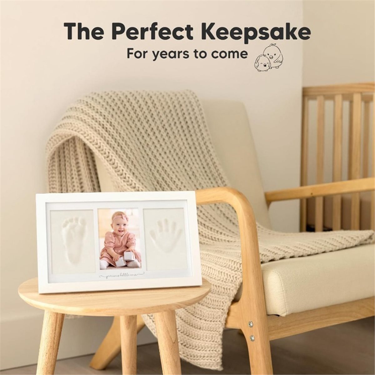طقم Y69A لحفظ بصمات اليد والقد - مراجعة Baby Nursery Frames وسعره
