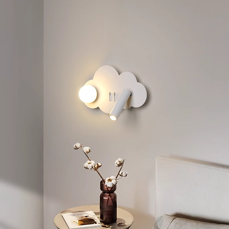 مصباح جداري على شكل سحابة مع م - مراجعة Baby Nursery Wall Lights وسعره
